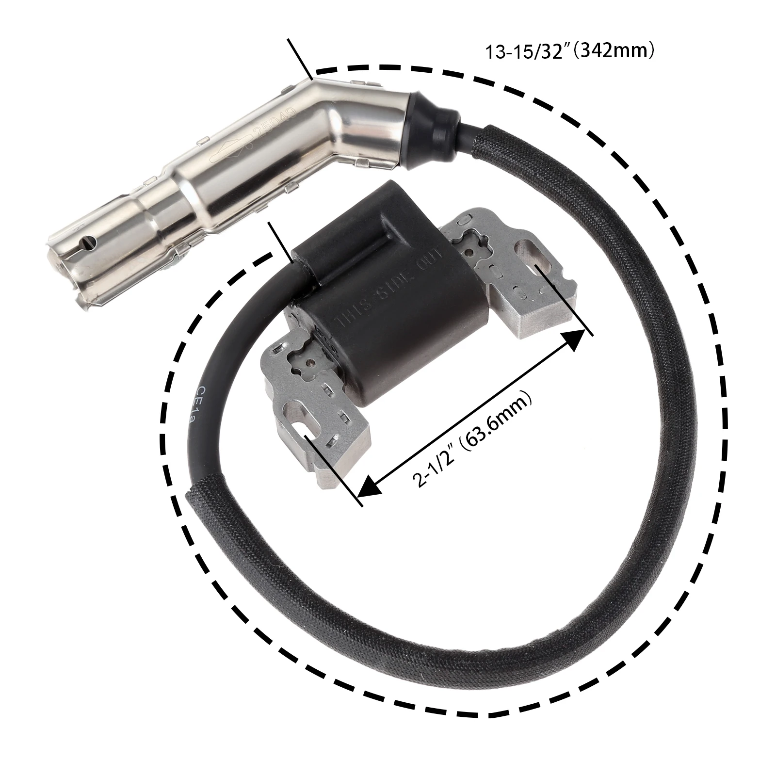 595304 Ignition Coil with Spark Plug Fit for Briggs & Stratton 799650 592841 795315 495859 17HP 17.5HP 19.5HP 20HP Lawn Mowers