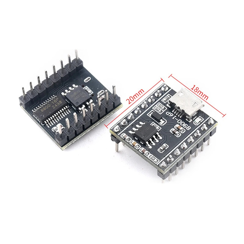 3~30Pcs JQ8900‑16P Intelligent Voice Broadcast Module USB Serial UART MP3 Music Player Sound Prompt Module For Embedded Project