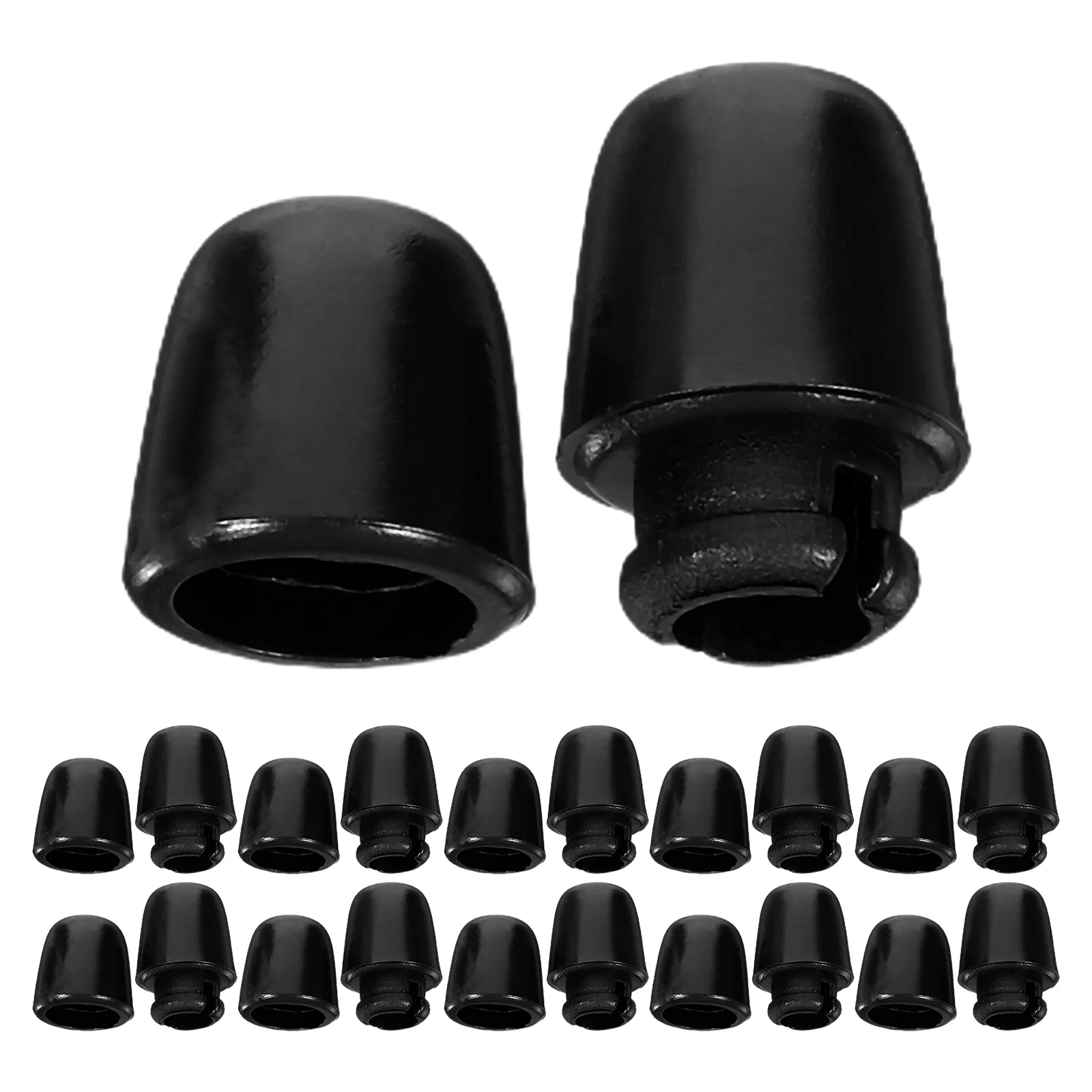 

100Pcs Cord End Caps Plastic for Clothing Accessories Durable Drawstring Ends Hoodie String Tips Shoelace Head DIY Jewelry