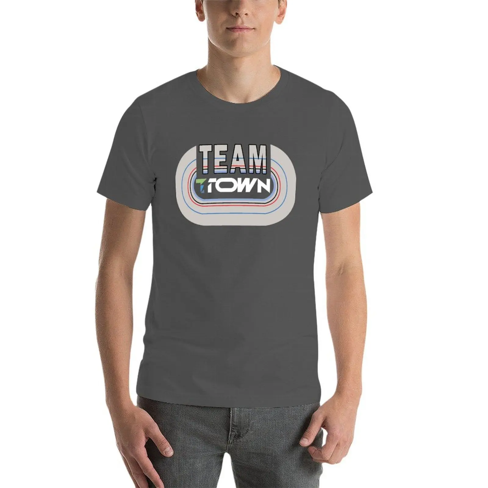 تي شيرت Team Ttown تي شيرت برسومات للرجال تي شيرت قطن 100% #4