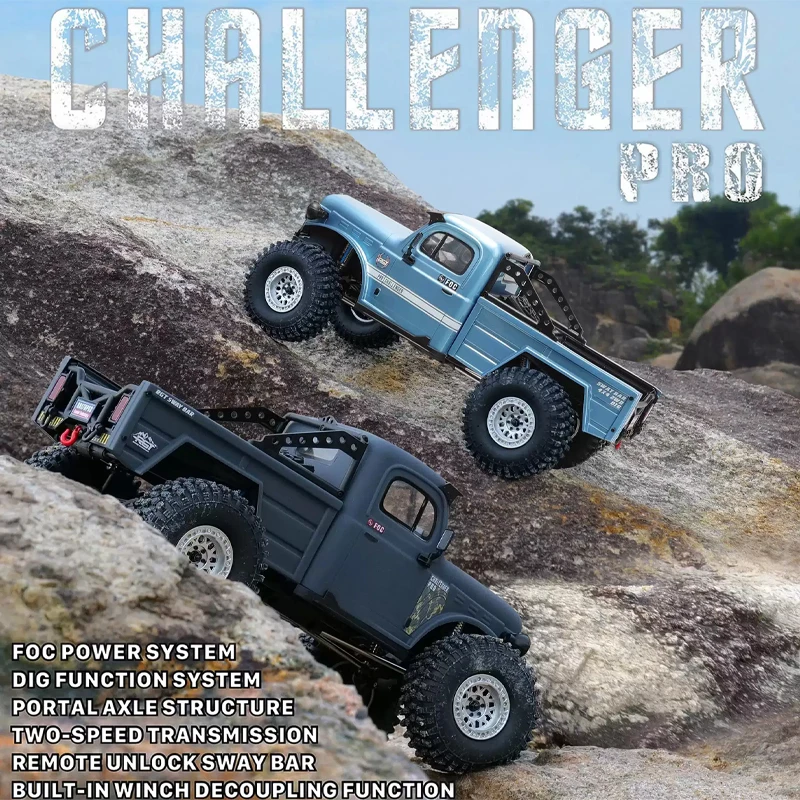 RGT EX86170 PRO CHALLENGER RC Crawler 4WD RTR 1/10 Electric Remote Control Model Car Buggy Adult Children's Toys
