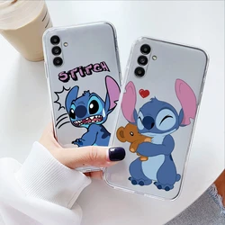 Cartoon Stitch Soft Case For Samsung Galaxy A13 4G A 13 5G A04S Cover TPU Matte Silicone Clear Coque For Samsung A 13 Fundas Bag