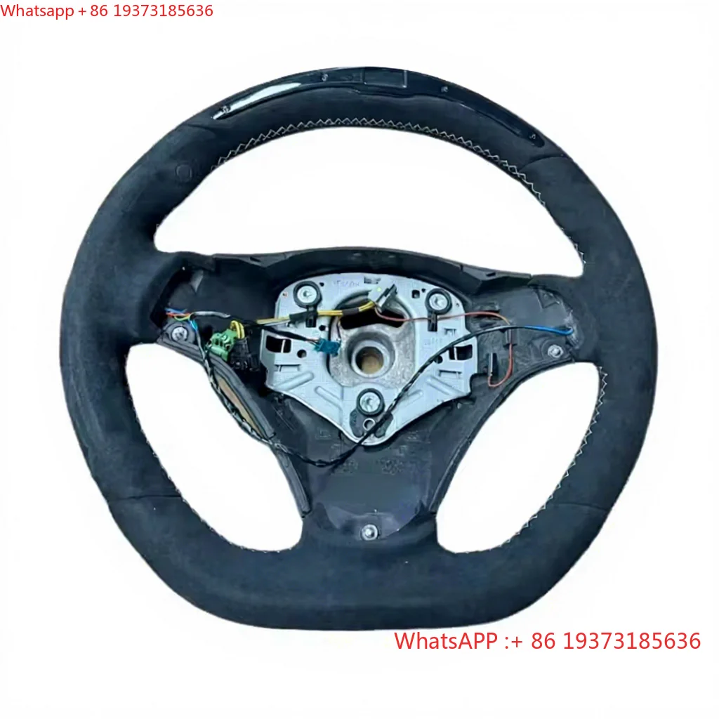 For High Quality Custom Led Microsuede Performance for BMW E90 E92 E93 E82 E87 M3 Auto Steering Wheel