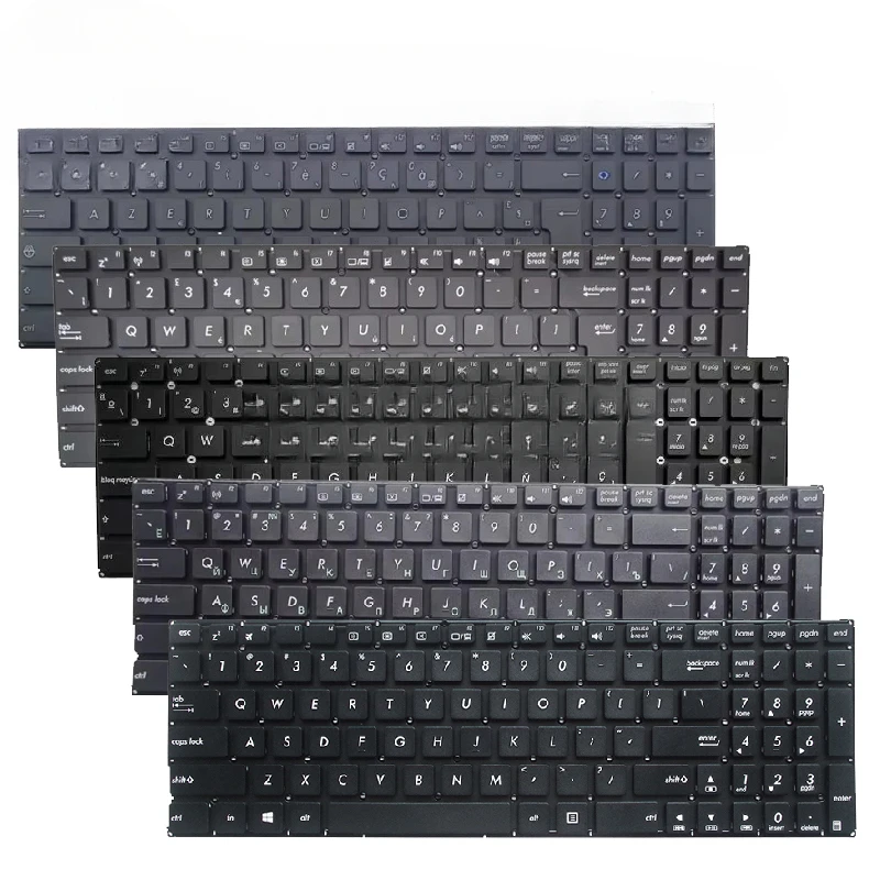 Teclado de laptop HC US/UK/RU/SP/FR/BR para ASUS X502 X503M X550DP X551/SL X551C/CA X551M/MA X552 X552C X552E X553M/MA X554 X554L