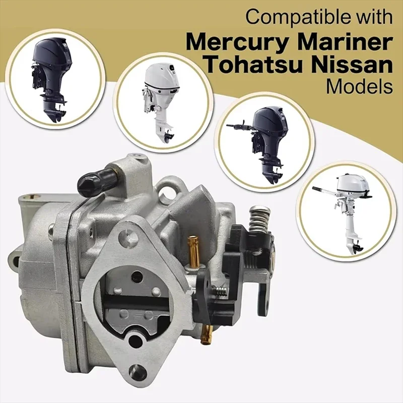 

3R1032001 Carburetor Outboard Motors for Mercury Mariner 2 2.5 3.5 4 5 6 HP Tohatsu Nissan MFS 853720T25 803522T03
