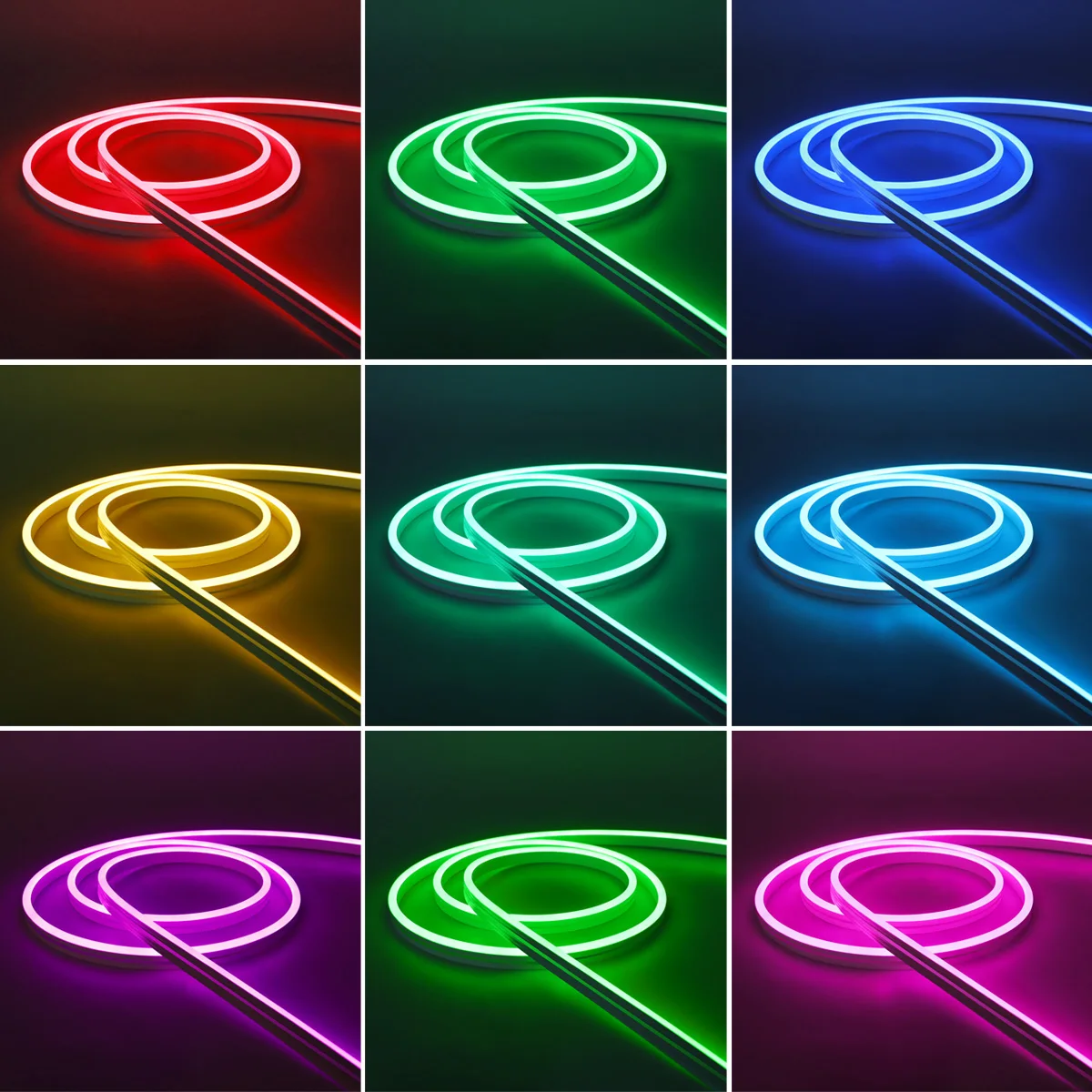 Zigbee 3.0 Neon LED Strip RGB Light USB 5V Tape Ribbon Dimmable Work With Tuya Smart Gateway Bridge SmartThings Alexa Google