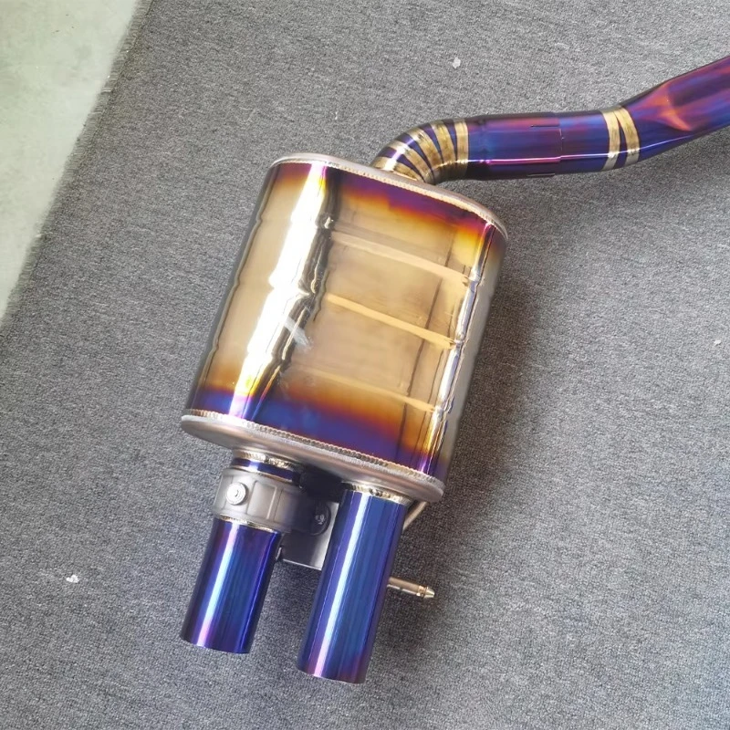 Custom Tuning Titanium Alloy Exhaust System Titanium Valvetronic Muffler Valved