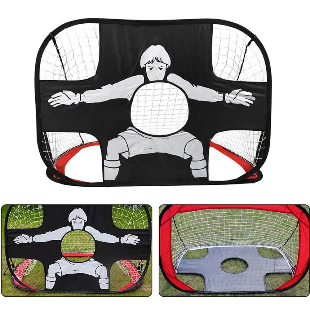 Porta da calcio pieghevole porta portatile sport Plaything Oxford Cloth giocattolo genitore-figlio pieghevole calcio Grid Gate gioco genitore-figlio