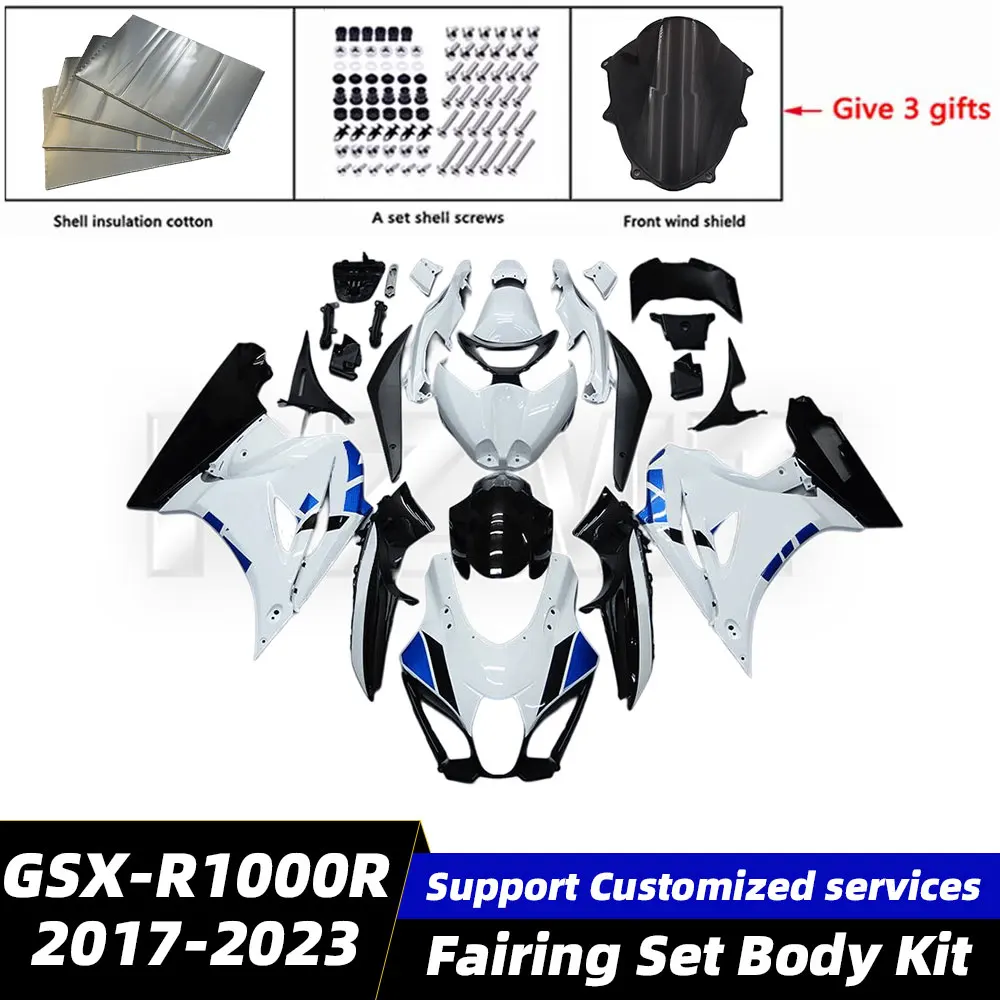 

For Suzuki GSX-R1000 2017-2023 Motorcycle Fairing Set Body Kit Plastic Accessories Shell Injection Bodywork Set S1017-108a