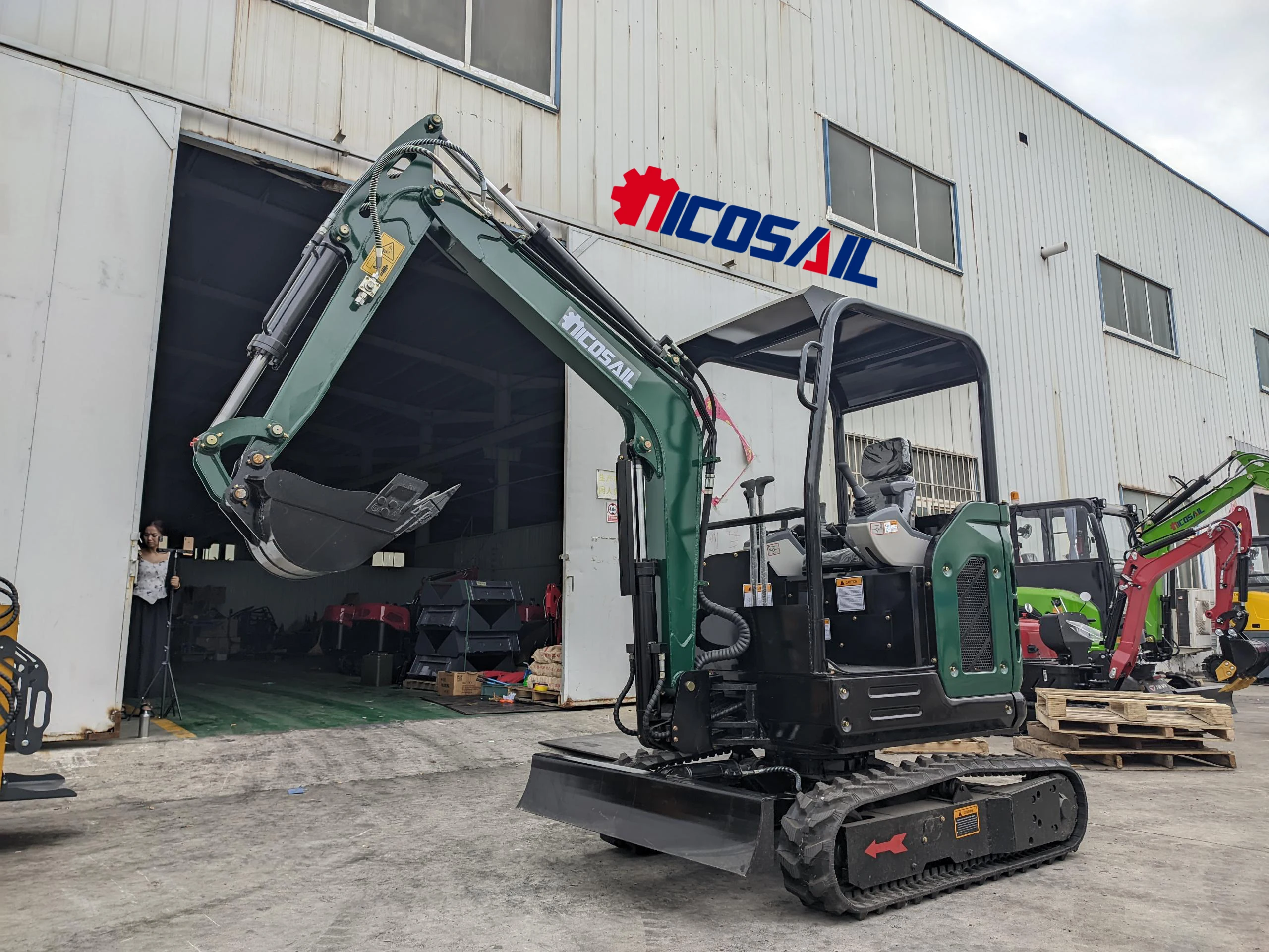 وكلاء التوظيف لفرصة مبيعات السوق الصينية للحفارات الصغيرة المخصصة بطول 2.5 طن #3