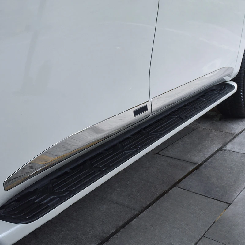 Stainless Steel Car Door Protection Bar Decoration For Nissan Patrol Y62 2010-2021 2020 Exterior Upgraded Accessories Body Kit