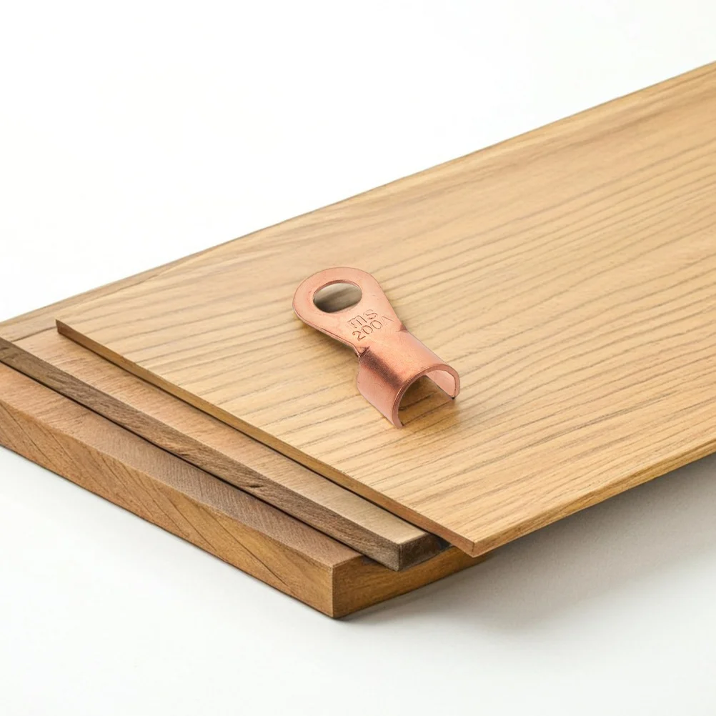 10 قطعة موصلات طرفية مفتوحة من النحاس عروات الأسلاك أطراف كابل لموصلات الأسلاك الكهربائية العقص #6