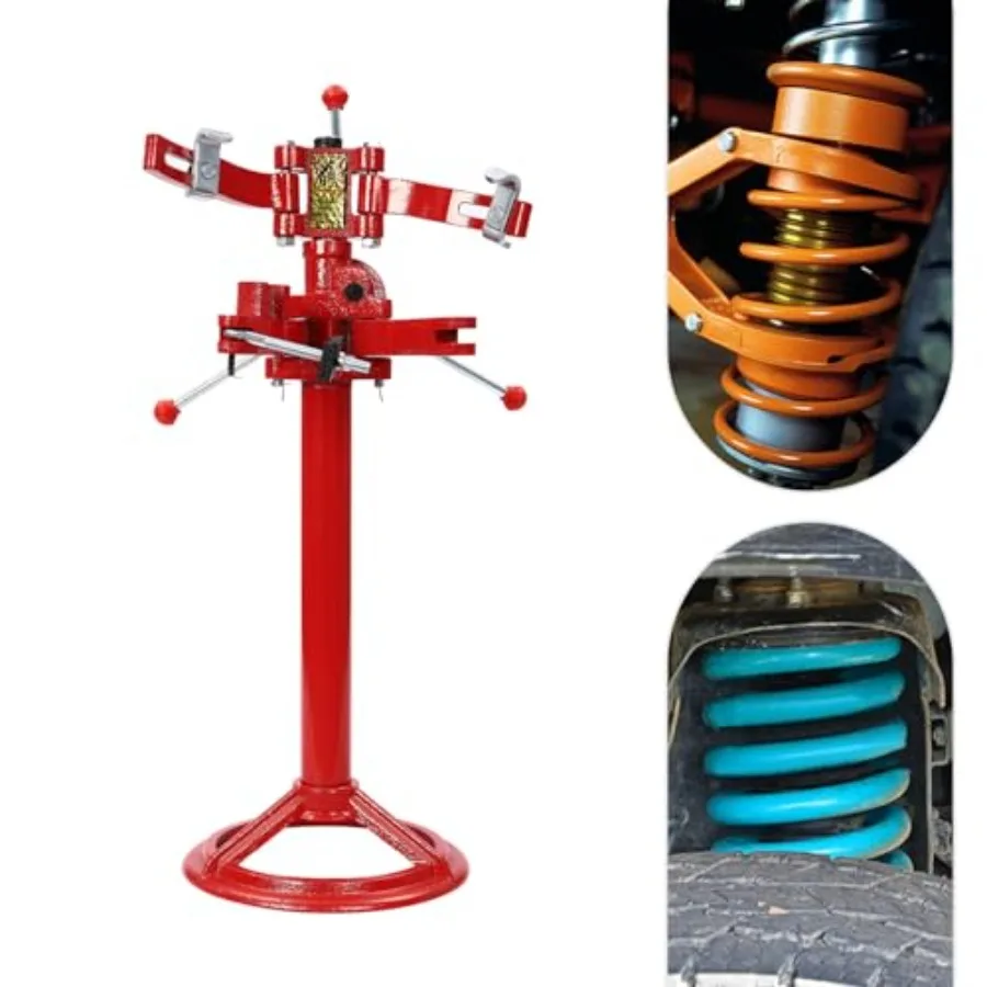 مركبة السيارات الربيع ضاغط اليد تشغيل تبختر الربيع ضاغط أداة لفائف الربيع الصحافة أداة إزالة الصواميل 2200lbs تحميل تحمل Ca #3