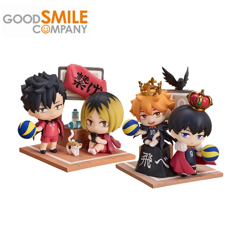 

Good Smile Original Qset Haikyuu!! Anime Figure Kozume Kenma Kuroo Tetsurou Tobio Kageyama Shoyo Hinata Action Figure Toys Gifts
