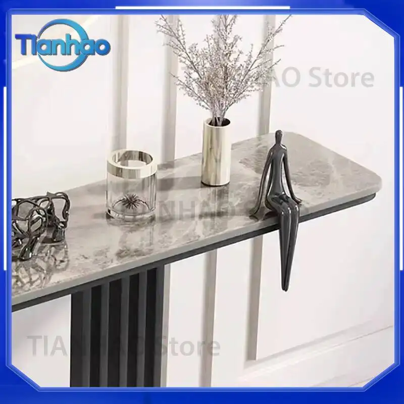 Modern Italian Industrial Simple Console Table for Nordic Trendy Glamour European Bureau Furniture Living Room