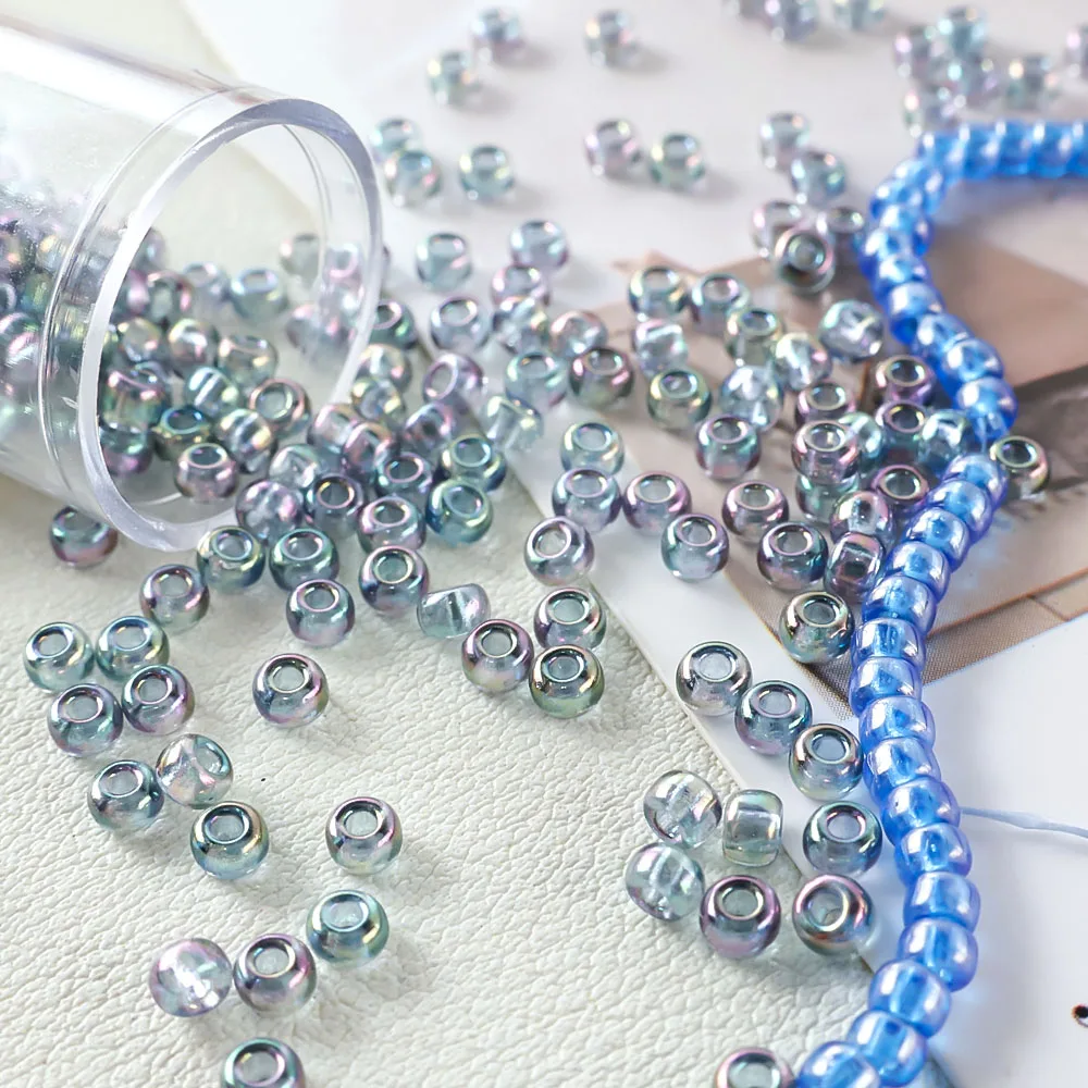10gMiyuki Round Rocailles3mm transparent round beads imported from Japan, used for various DIY jewelry making