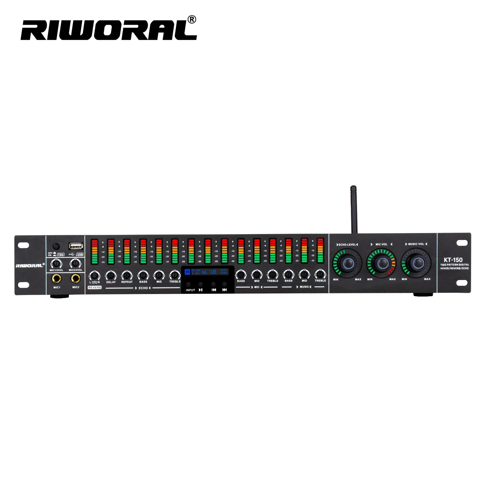 KT-150 Nieuw model audiosysteem geluid KTV-effector digitale processor met equalizer