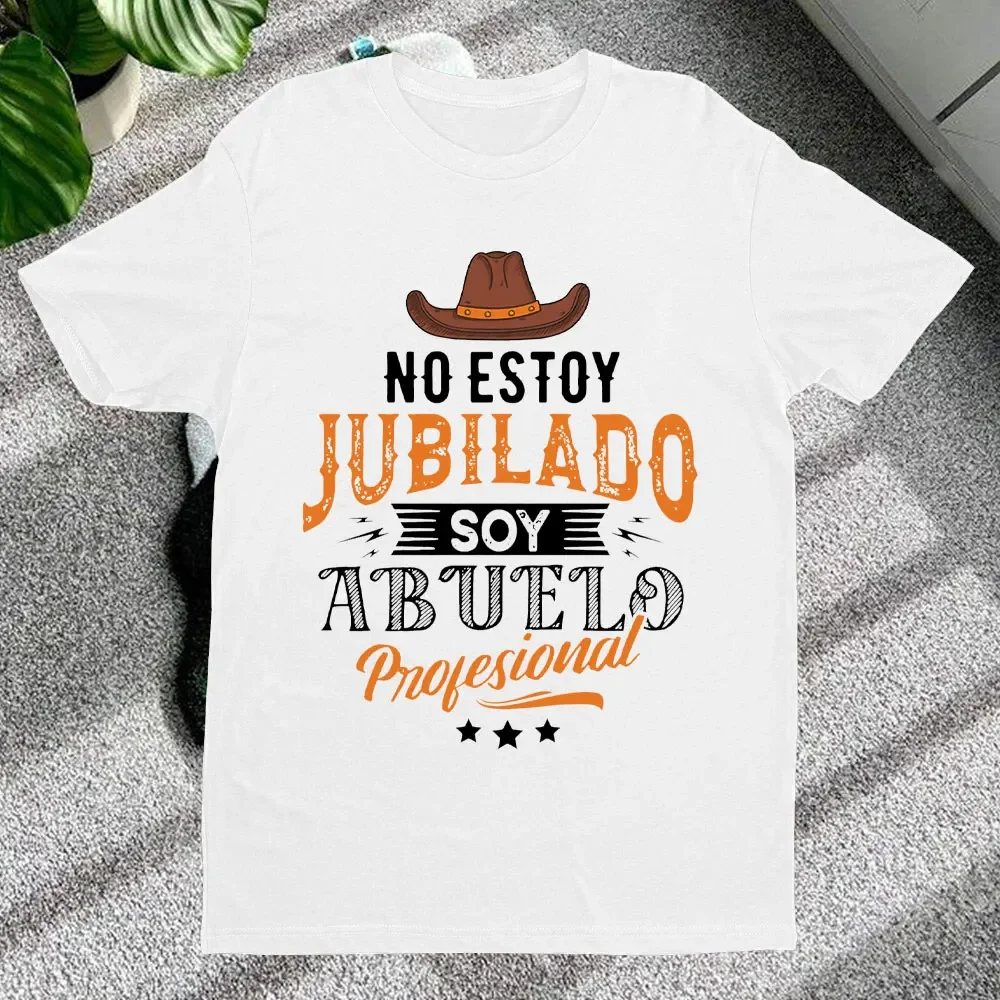 أنا لست متقاعدًا أنا جد محترف تي شيرت بتصميم عتيق تي شيرت رجالي مضحك هدية عيد الأب ملابس عصرية للجد #3