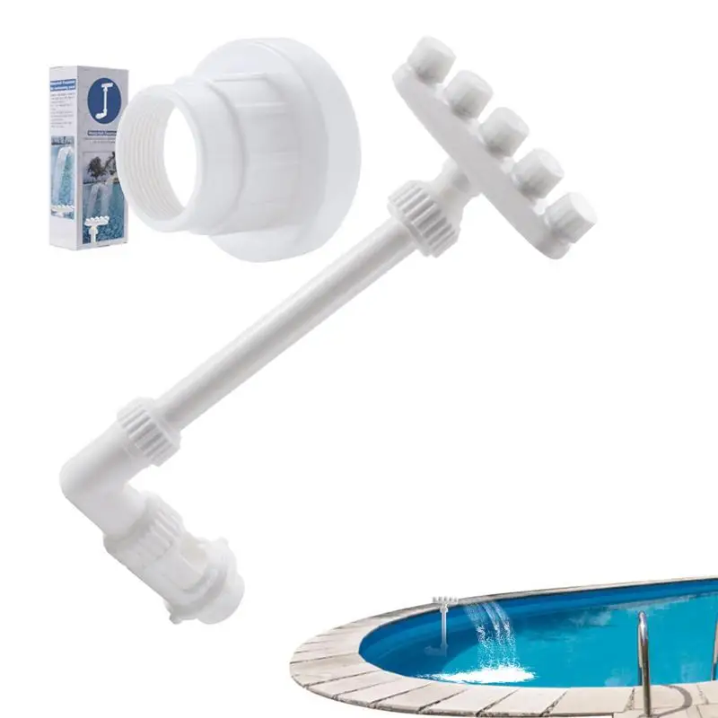 

Fountain Pool Waterfall Fountain Adjustable Spray Pool Accessories Pool Spray Cooler Fun Pool Waterfall Sprayer For Garden Ponds