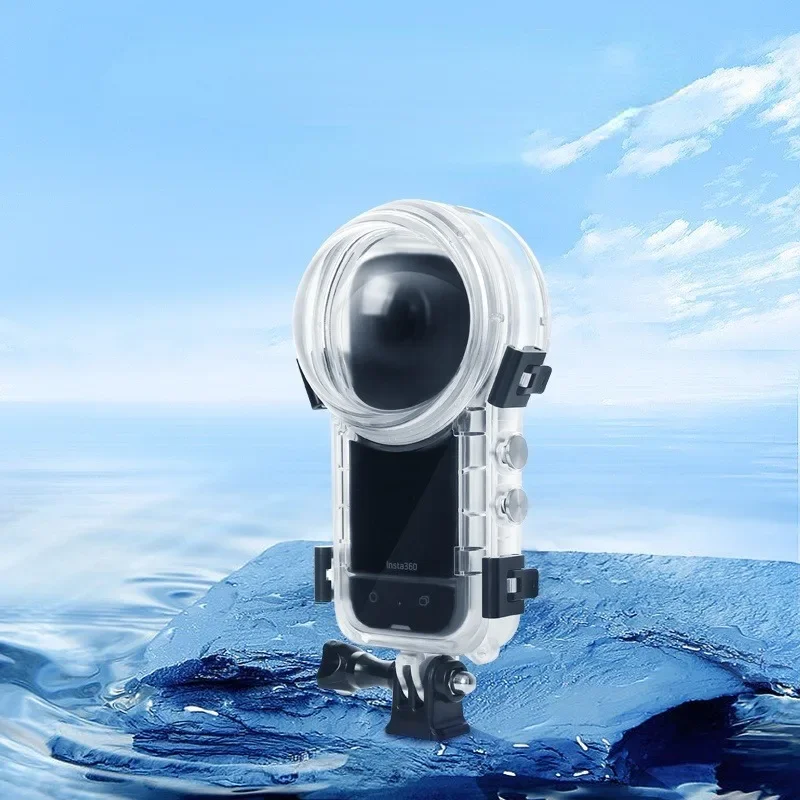

Невидимая фотовспышка для Insta360 X4 водонепроницаемый корпус фотовспышка для Insta 360 X4 аксессуары для дайвинга