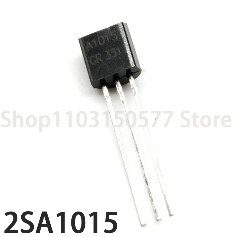 100 قطعة 2SA1015 A1015 TO92 0.15A 50V PNP