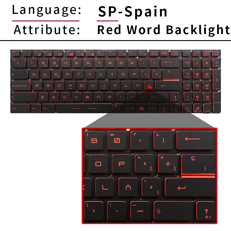 Variant: SP Red Backlit