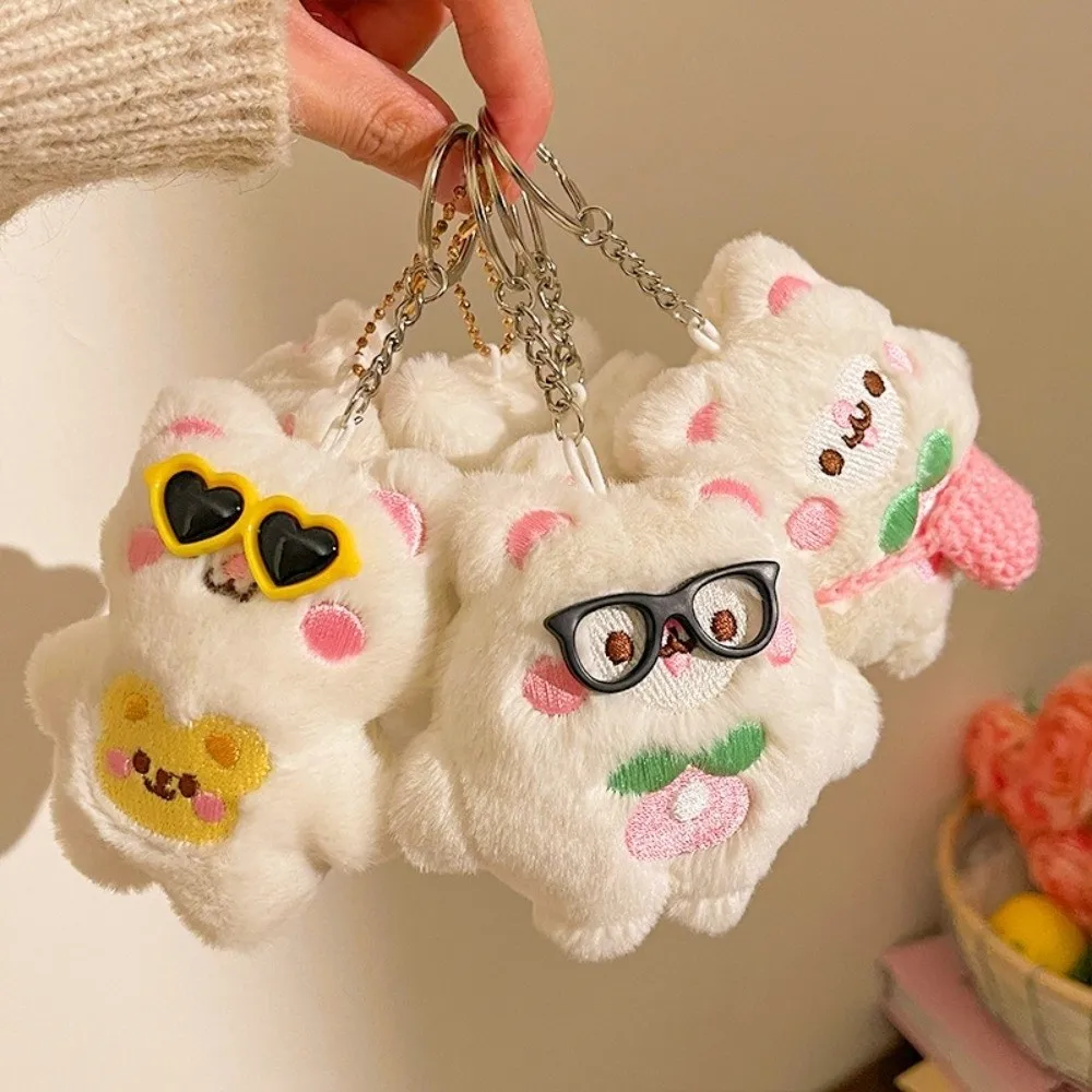

Kawaii мягкий плюшевый брелок 10 см мини-мягкий брелок для ключей плюшевая кукла-кошка кулон рюкзак декор