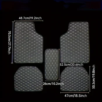Universal Leather Car Mats 2