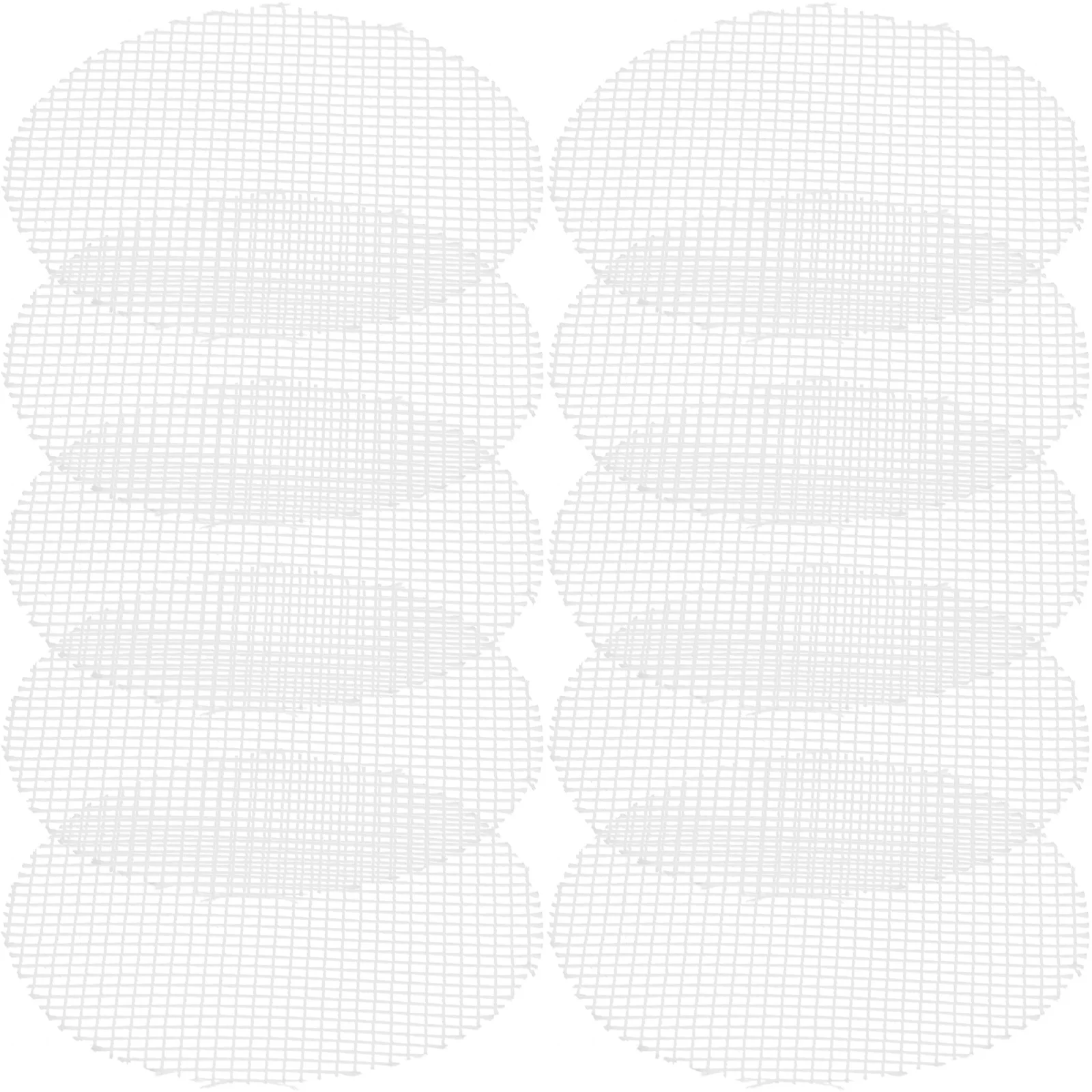 

20Pcs Flower Pot Drainage Hole Mesh Pad Plant Pot Soil Screen Grid Mat Anti Soil Loss Flowerpot Bottom Insert for Planters