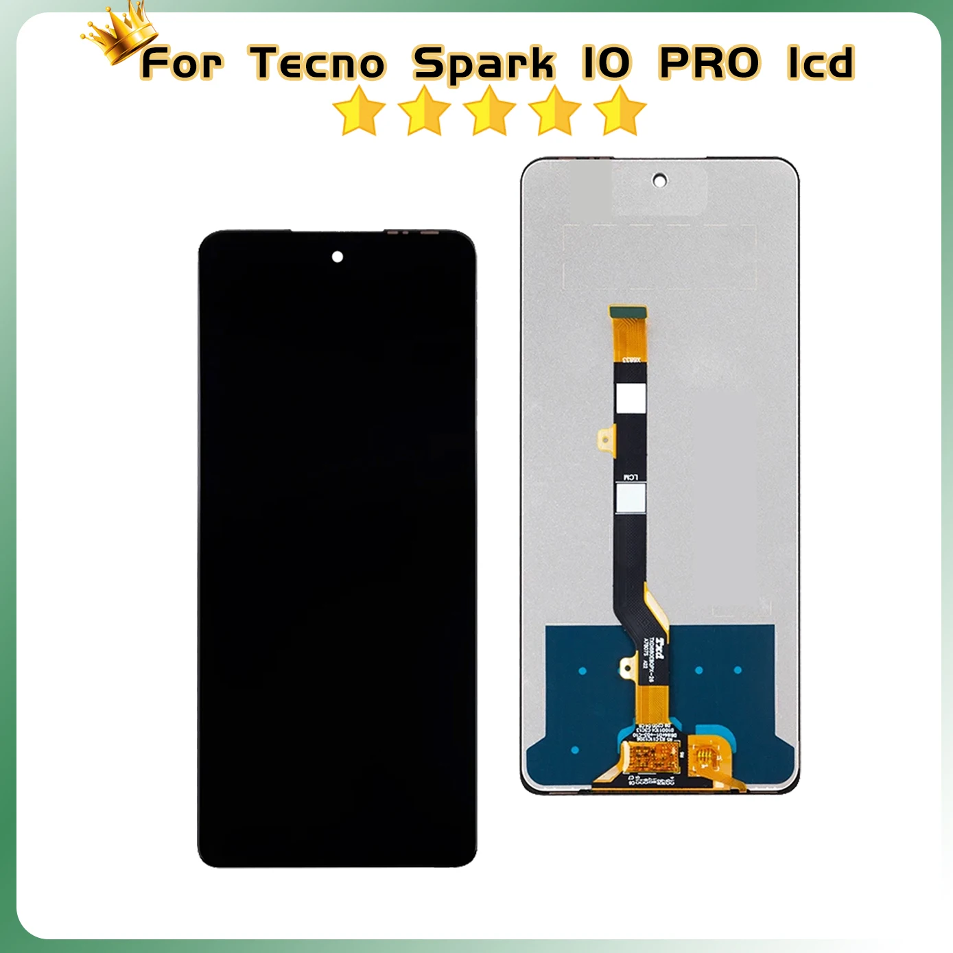 100% Tested For Tecno Spark 10 Pro Display Touch KI7 Premium Lcd Screen Digitizer Panel Assembly LCD SCREEN High quality