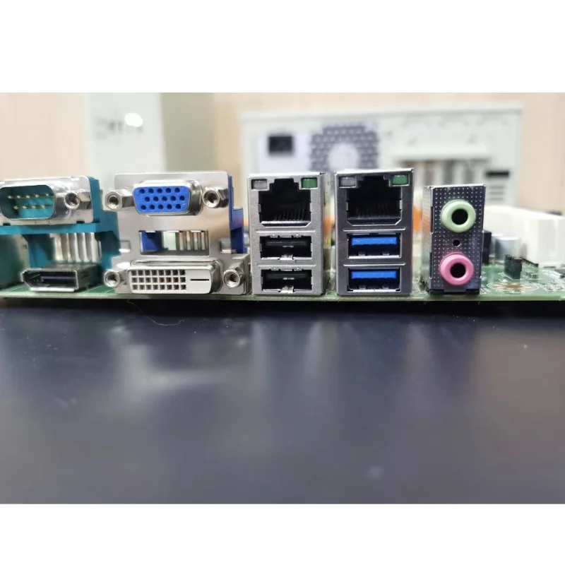 Second hand AIMB-503 REV.A2 industrial computer motherboard dual network  ports test OK in stock for quick delivery