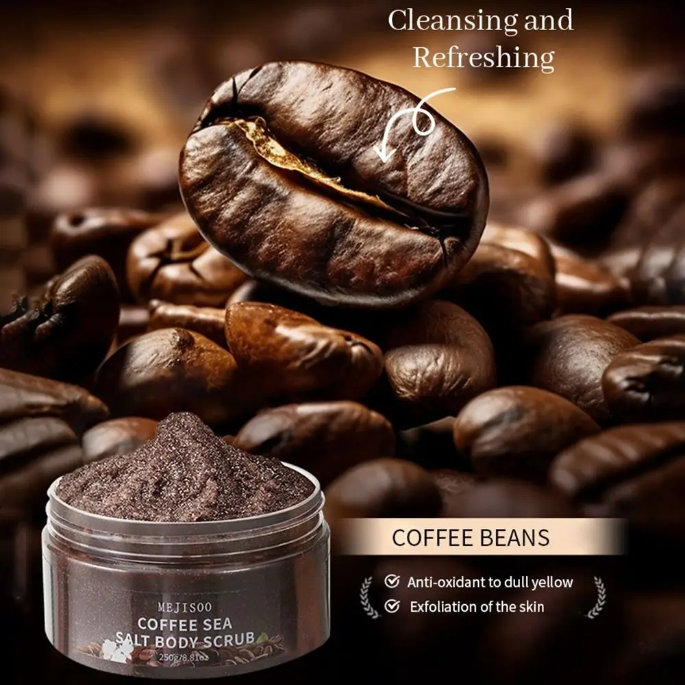 New 250g Coffee Body Scrub Exfoliating Moisturizing Body Exfoliator Deep Cleansing Skin Scrub Skin Care