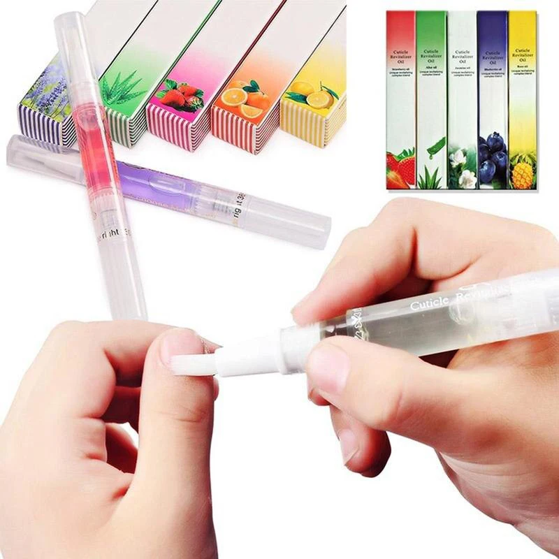 5ml Nail Nutritional Oil Pen 9 Scent Nail Care Cuticle Regeneration Oil Preventive Nail Nail Polish Nourishing Skin Pen