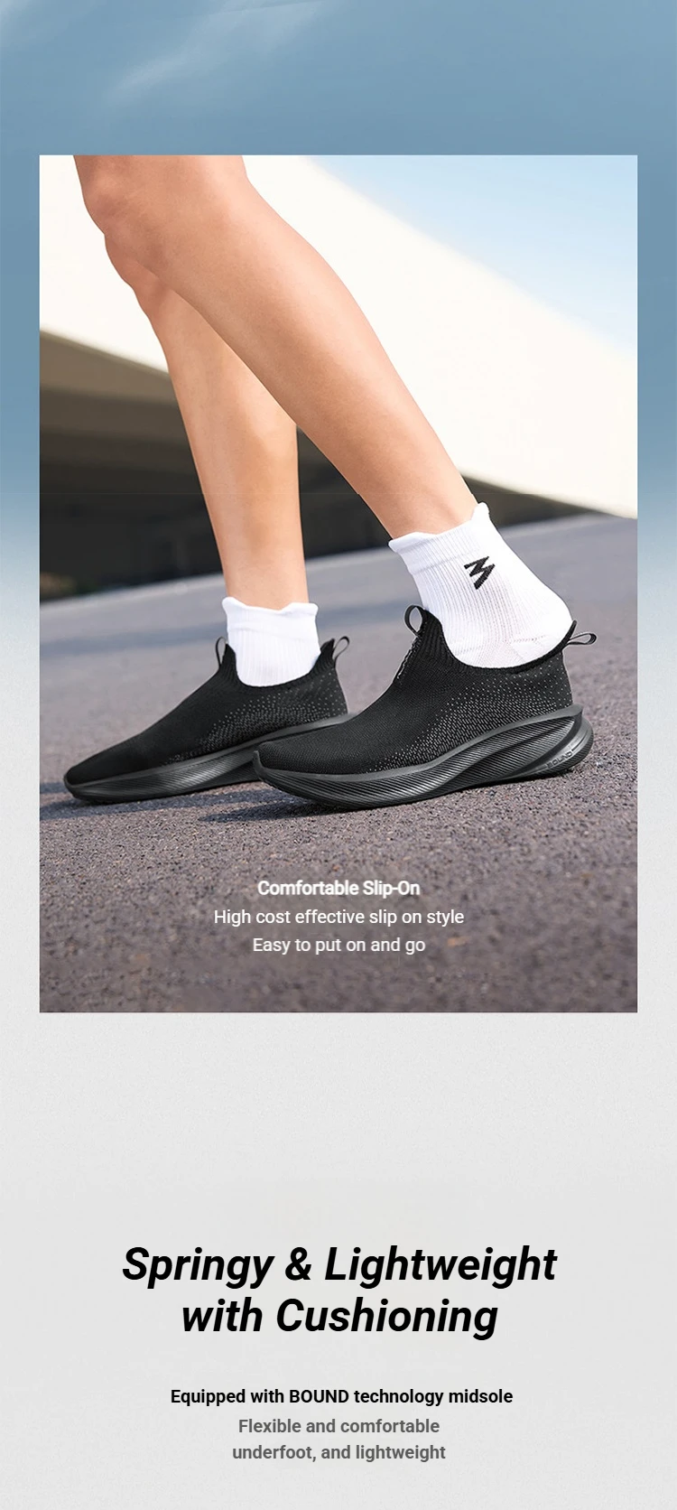 361 Degrees Fengye 5.0 Slip-On Daily Running Shoes Langlebige, stabile, leichte, elastische, atmungsaktive Herren-Sneaker 672632242 – Detail 7