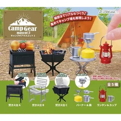 J.DREAM Gashapon rysunek Anime śliczne Mini Camping BBQ Light miniaturowe rekwizyty sceniczne Kawaii Gacha kapsułka zabawki