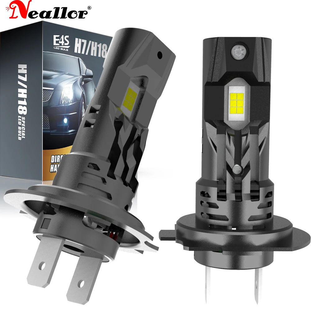 

H7 Led Headlight Canbus No Hyper Flash Car Bulb High Power Xenon 6000K White Light Turbo Diode Lamp 12v 55w For BMW E46 E90 F10