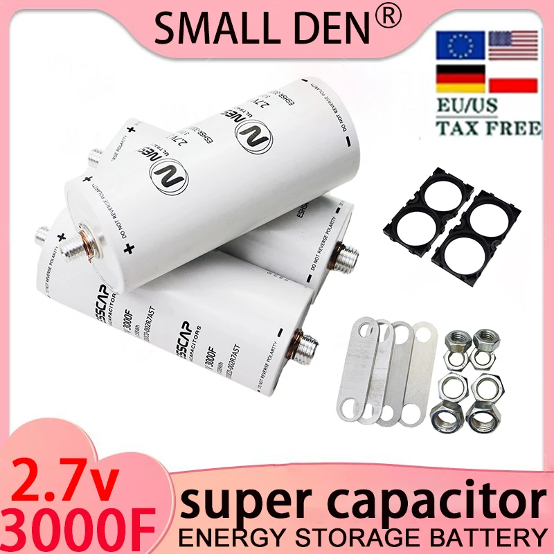 

2.7V 3000f new DIY 12V 24V 48V Super Farad Capacitor Electric Vehicle Starting Power Spot Welding Electromechanical Container AA