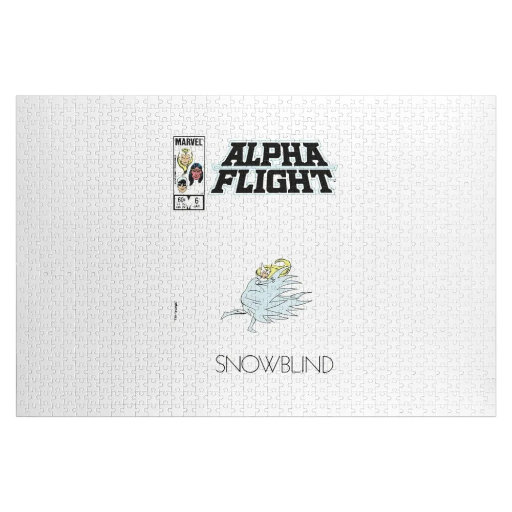 

Snowblind - Classic Alpha Flight Cover Jigsaw Puzzle Wooden Animal Personalized Gift Married Custom Child Puzzle