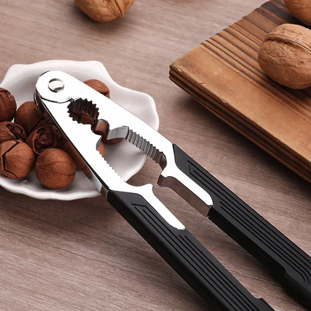 

Stainless Steel Nut Household Kitchen Tool For Walnuts Chestnuts Pine Nuts Corrosion Resistant Black Nut Sheller Manual
