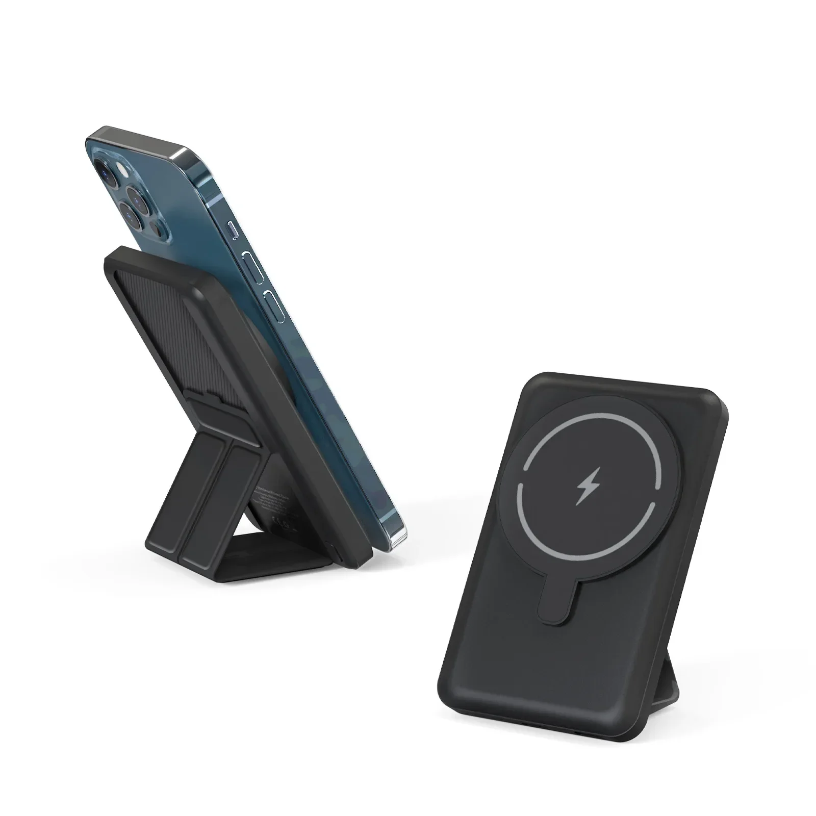 2025/New Gift 3 In 1wireless Charger Magnetic Power Bank 5000mah For Magsafe Power Bank With Stand For  ForAirpods For Iwa