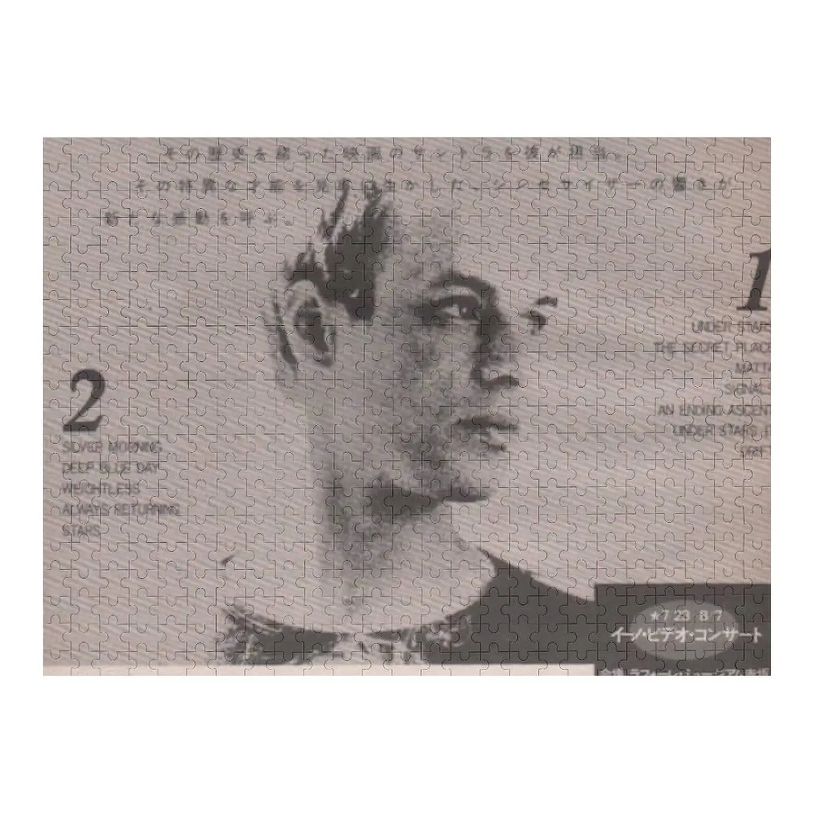 

Пазл Brian Eno с деревянными фотографиями, персонализированный деревянный пазл для взрослых