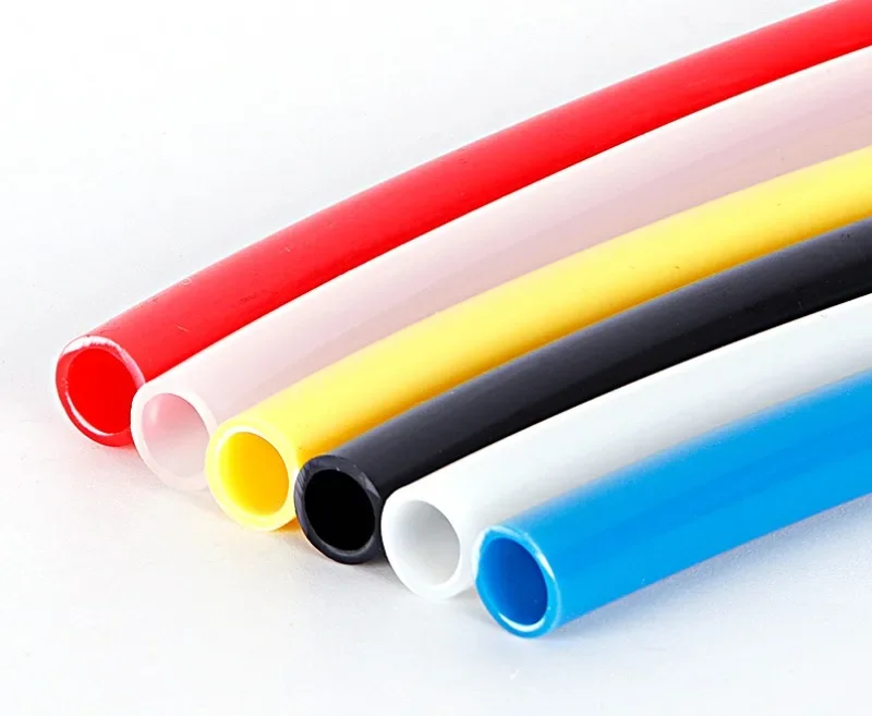 High Temperature Pressure Resistant Nylon PA Tube Pneumatic Air Pipe PA6 For Oil Lubrication System Black 4mm 6mm 8mm Tubing