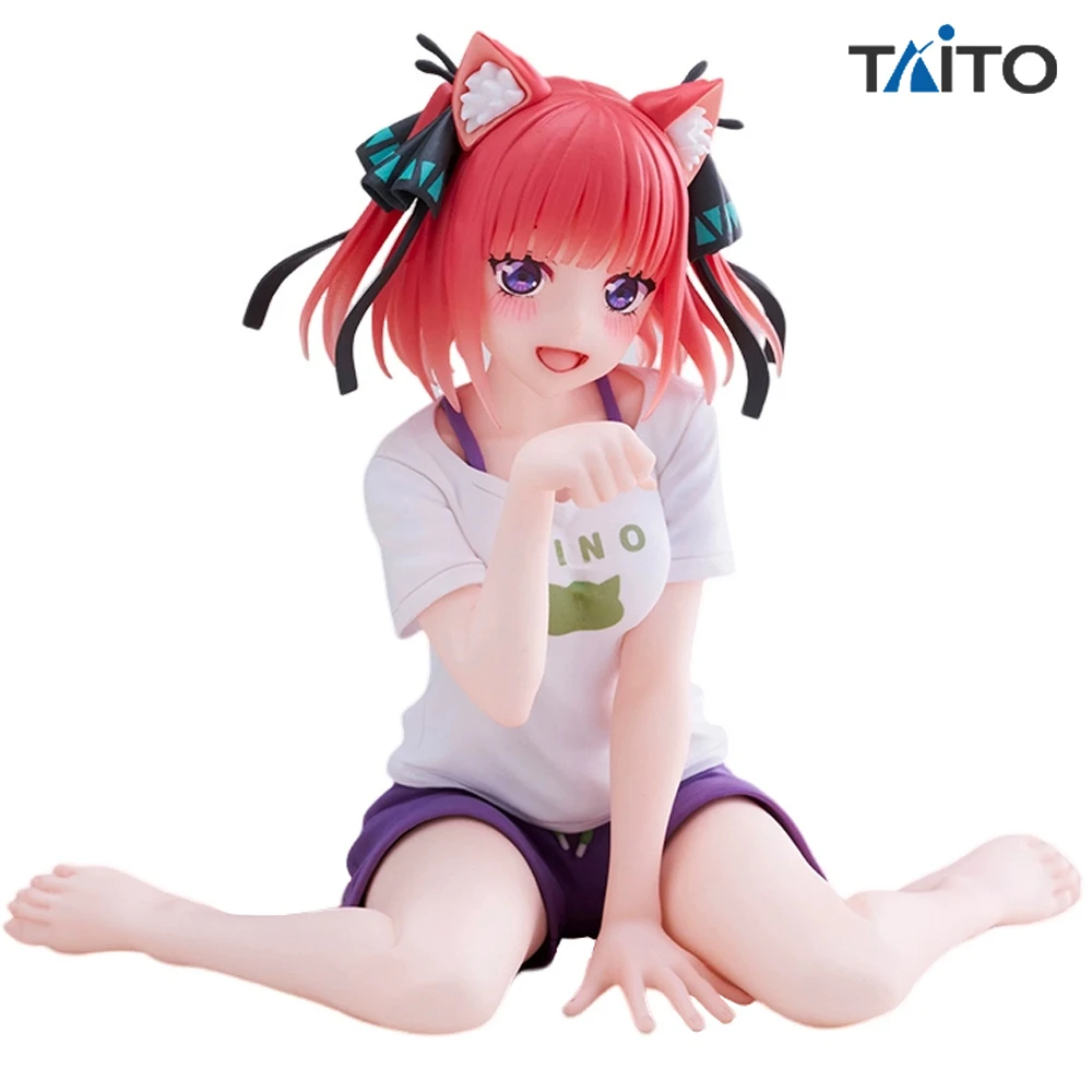 Taito Desktop Cute The Quintessential Quintuplets Nakano Nino Anime Figure Model Toys Figurine Doll Gift for Fans