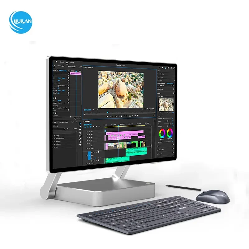 PC Todo en Uno OEM con Pantalla Táctil I9/i7/i5, Computadora Monobloque de Oficina, PC Todo en Uno para Negocios e Industria, 27/32 Pulgadas
