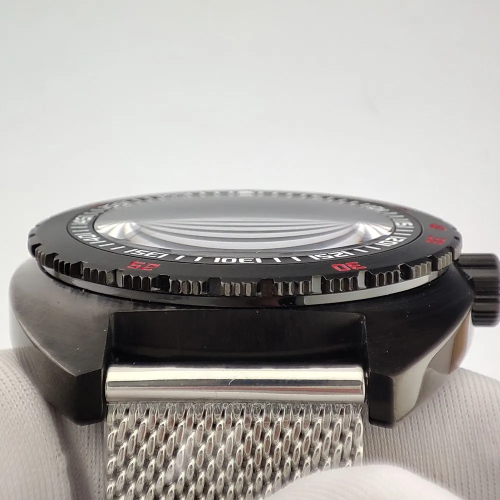 Корпус часов NH35 mod NH35 аксессуары для корпуса часов 42 мм стальной корпус сапфировое стекло сталь 316 водонепроницаемые аксессуары для часов корпус nh35