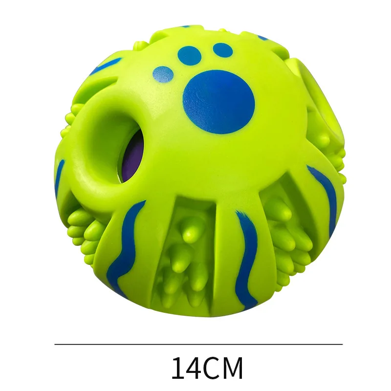 Pet toy dog self-healing toy dog giggling sound ball chewing pet ball rolling molars relieve boredom interactive toys for dogs