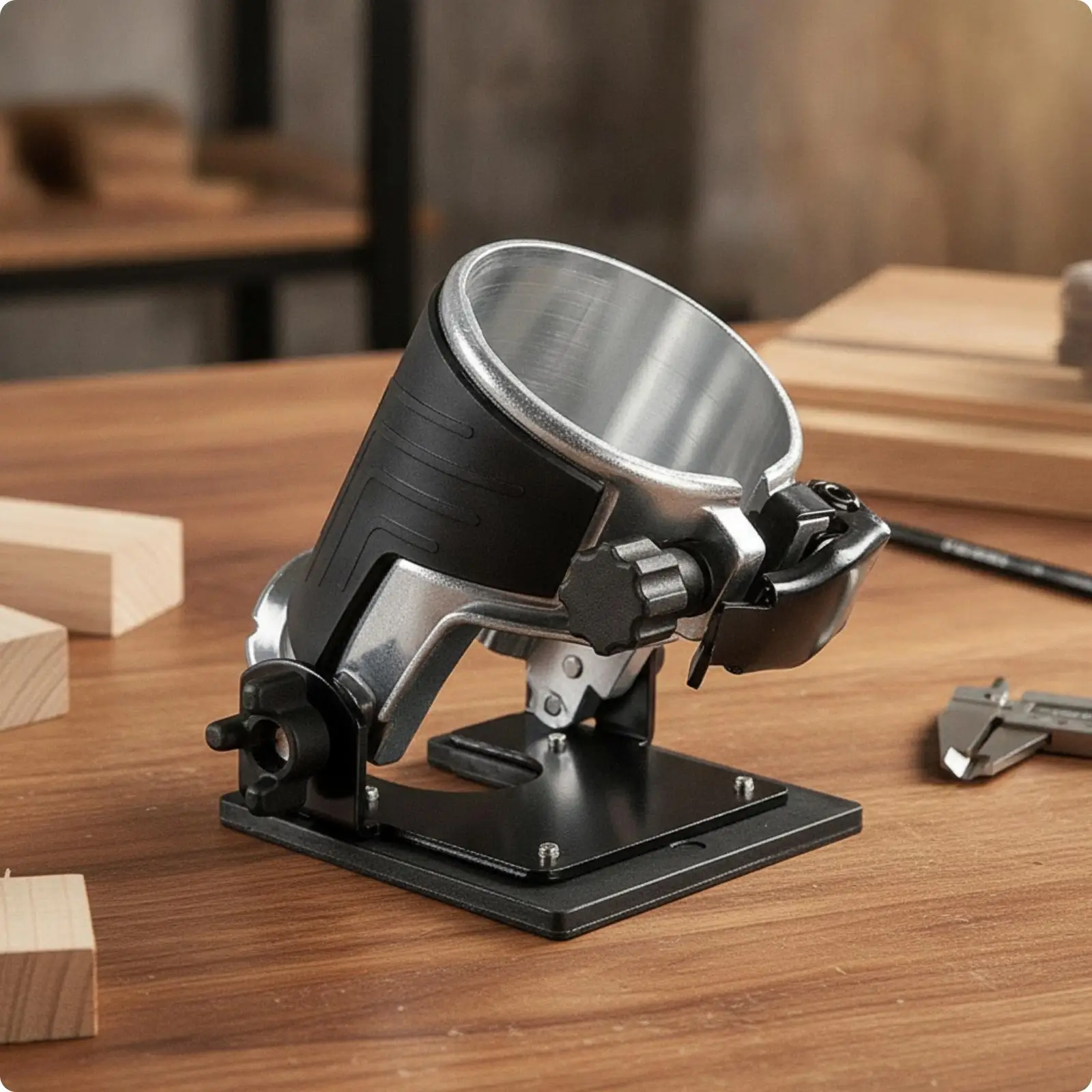 Trimmer Base with Quick-Lock Clamp Accurate Bevel Base Metal