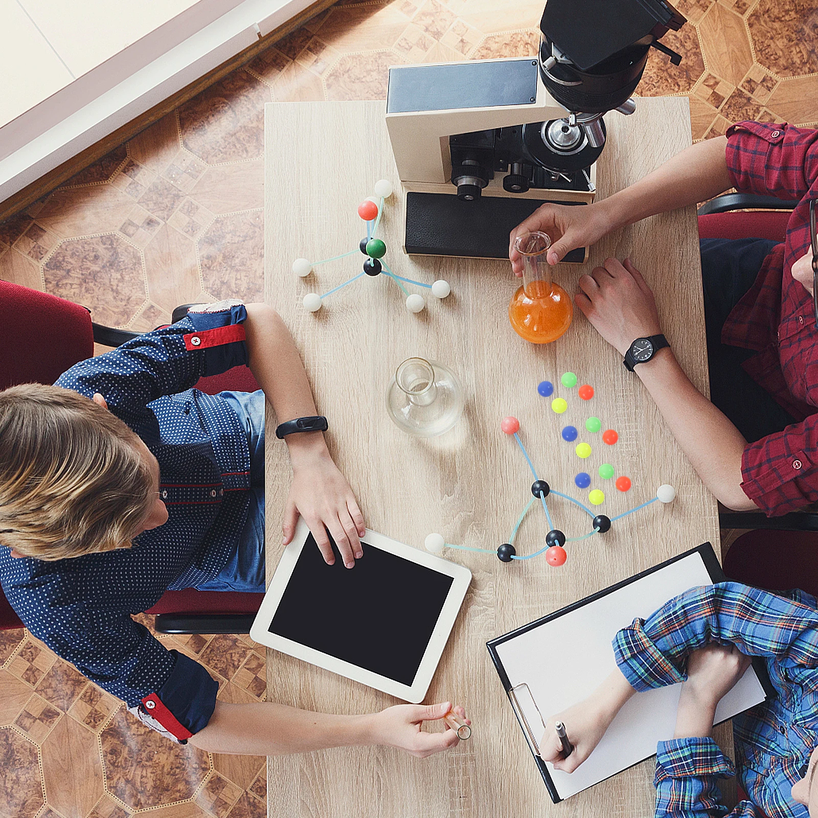 120 pièces balles solides comptage probabilité aides pédagogiques Mini balles colorées pour enfants outils d'apprentissage des mathématiques R om couleurs