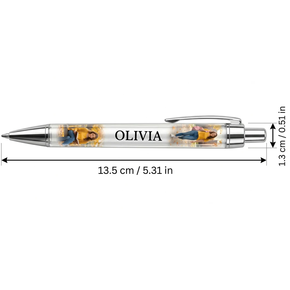 Personalized Photo Ballpoint Pen,Custom Name ,Unique Gift for Friends,Perfect for Daily Writing,Office & School Stationery Use