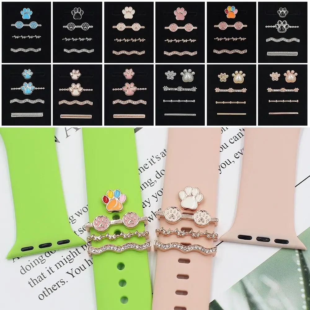 Broche creativo, adorno de banda de reloj de diamante, anillo decorativo, accesorios de correa, dijes de cinturón
